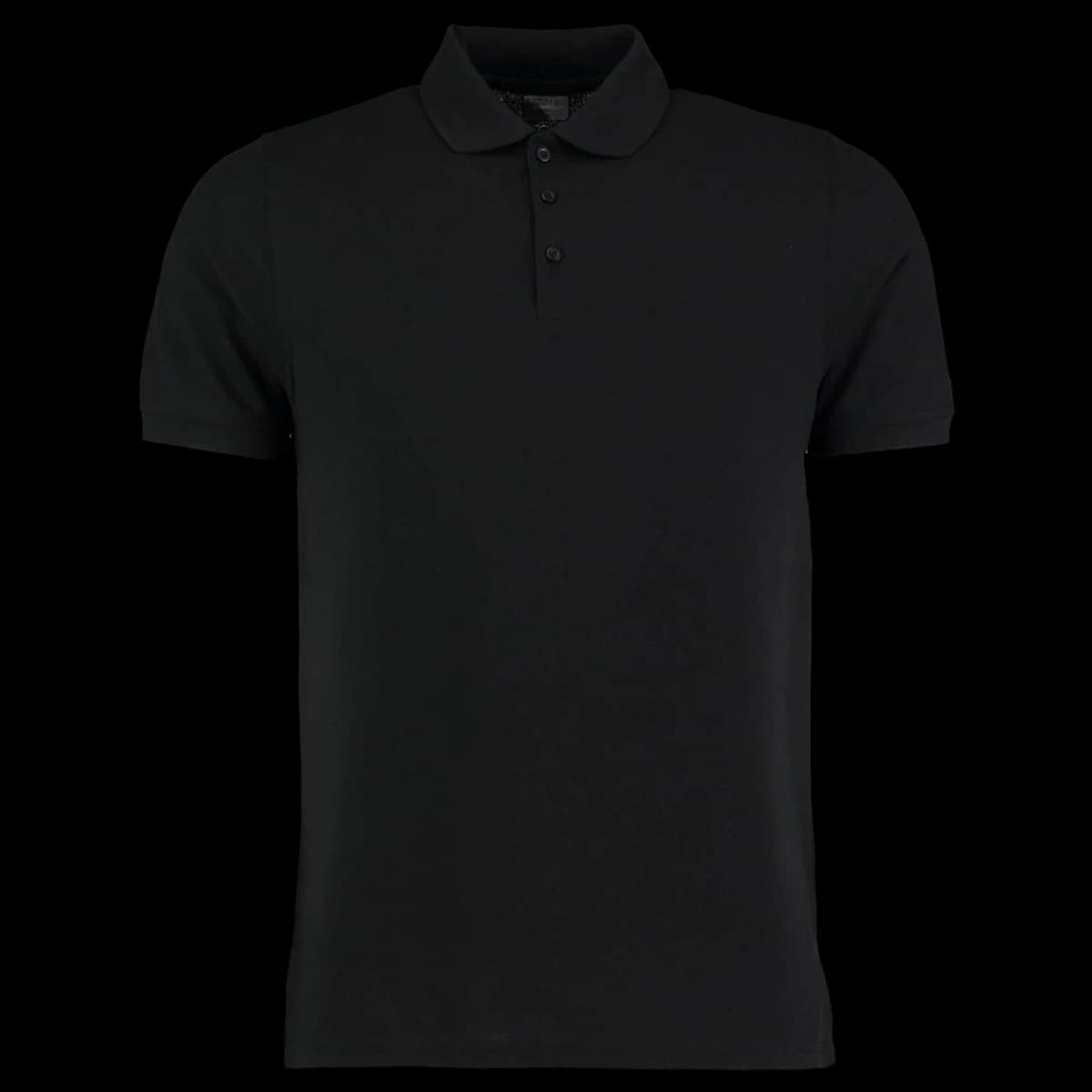 Kustom Kit Klassic Heavy Slim Fit Piqué Polo Shirt — front