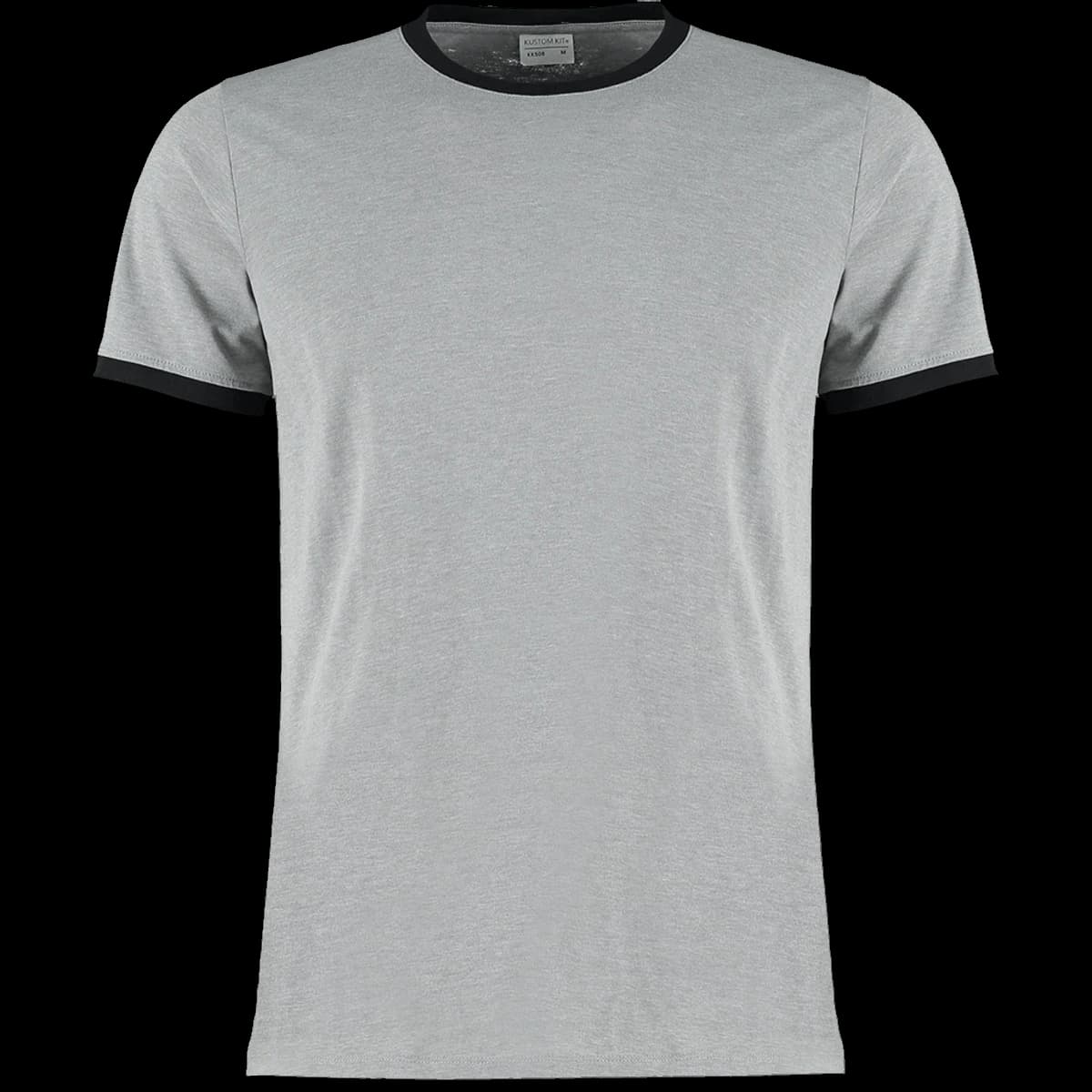 Kustom Kit Fashion Fit Ringer T-Shirt — front
