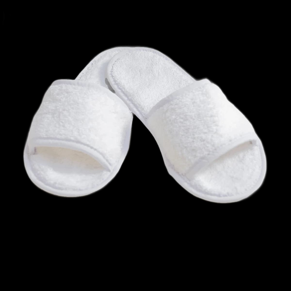 Towel City Classic Terry Slippers — front
