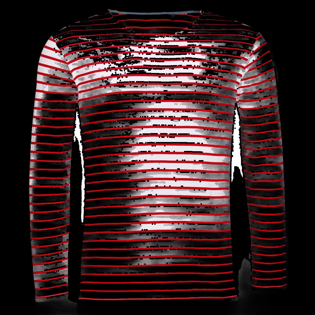 SOL'S Marine Long Sleeve Striped T-Shirt — front