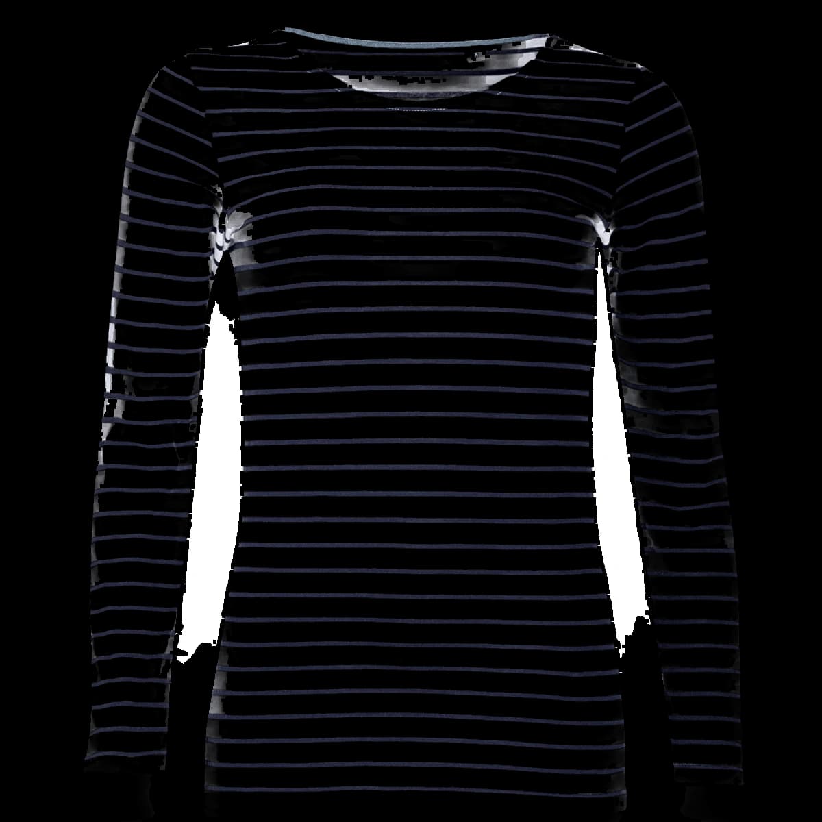 SOL'S Ladies Marine Long Sleeve Striped T-Shirt — front