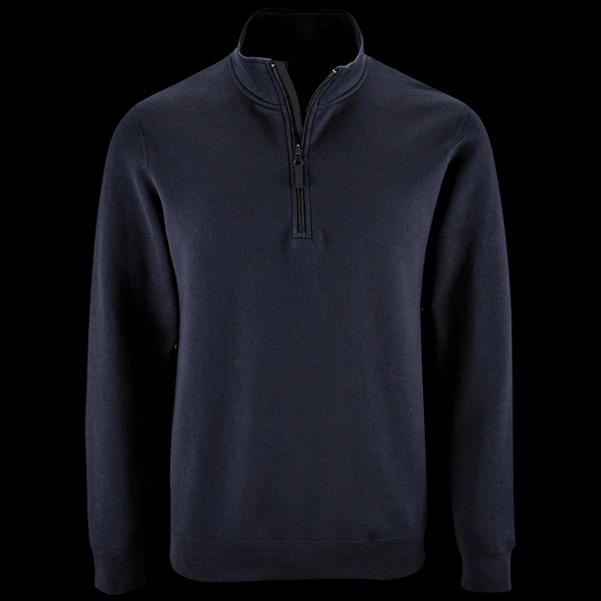 SOL'S Stan Contrast Zip Neck Sweatshirt — front