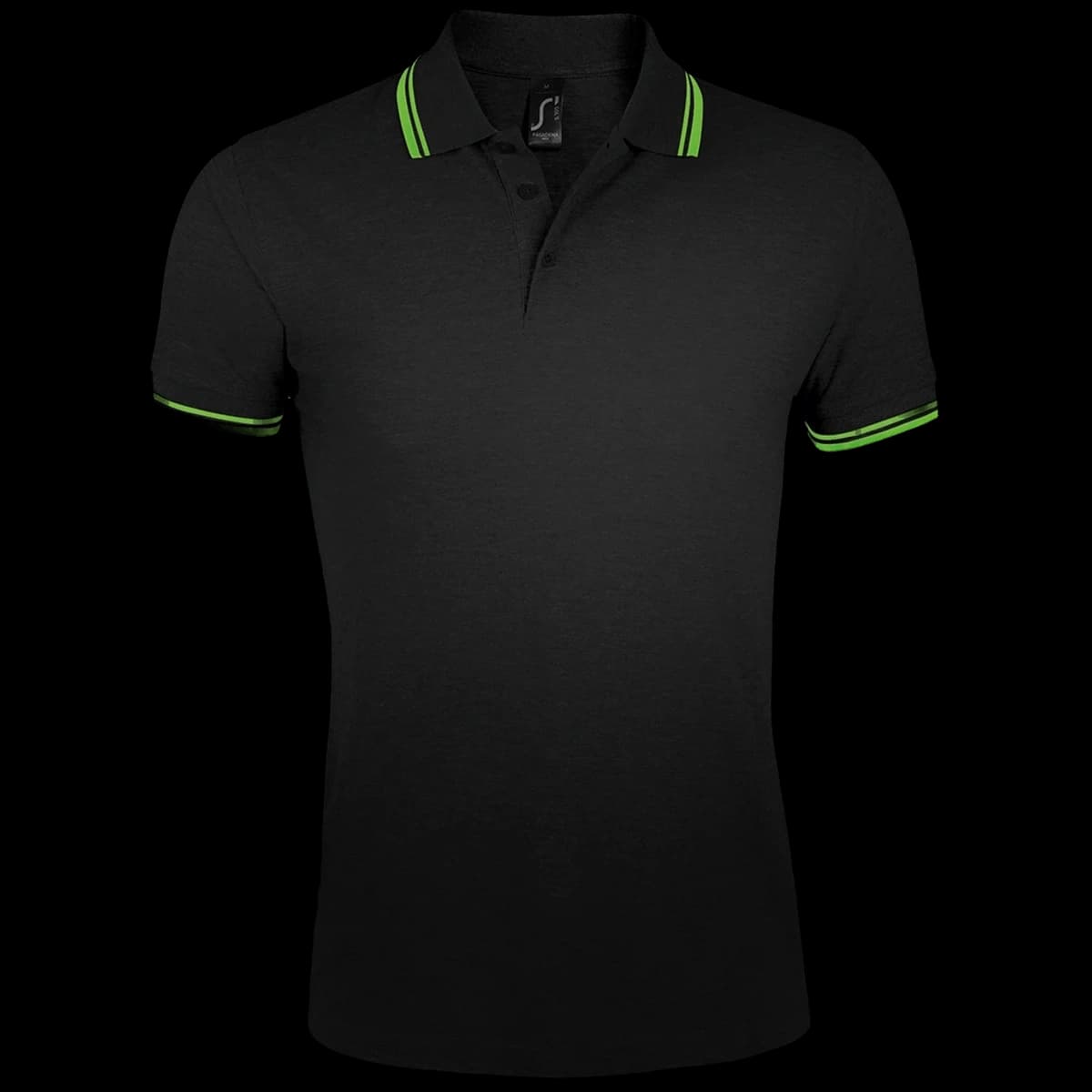 SOL'S Pasadena Tipped Cotton Piqué Polo Shirt — front