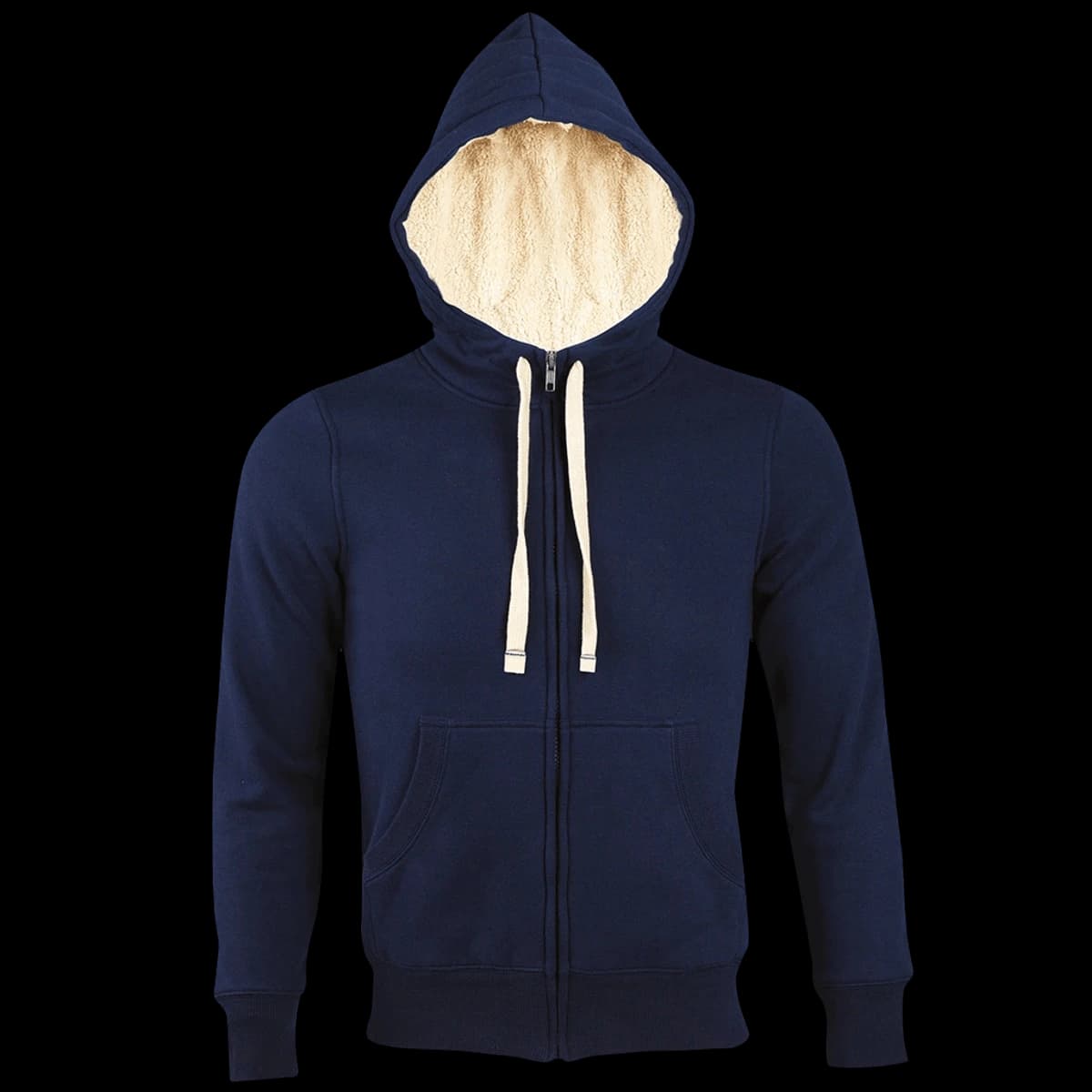 SOL'S Unisex Sherpa Hooded Jacket — front