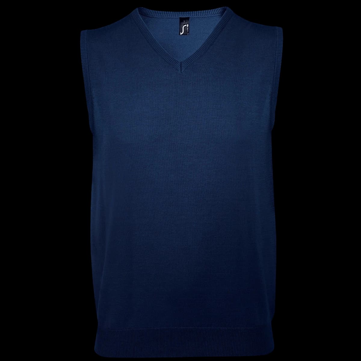 SOL'S Unisex Gentlemen Sleeveless Cotton Acrylic V Neck Sweater — front