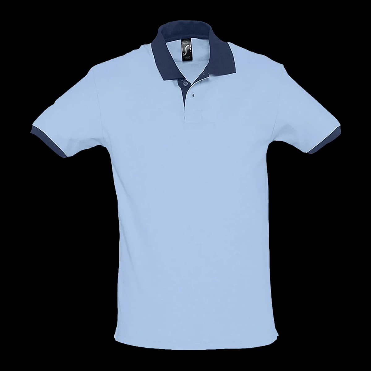 SOL'S Prince Contrast Cotton Piqué Polo Shirt — front
