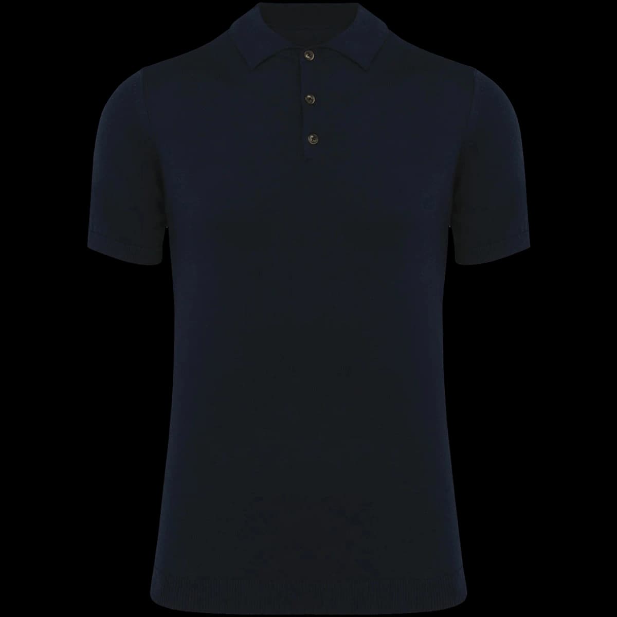 Spasso Knitted Polo Shirt — front