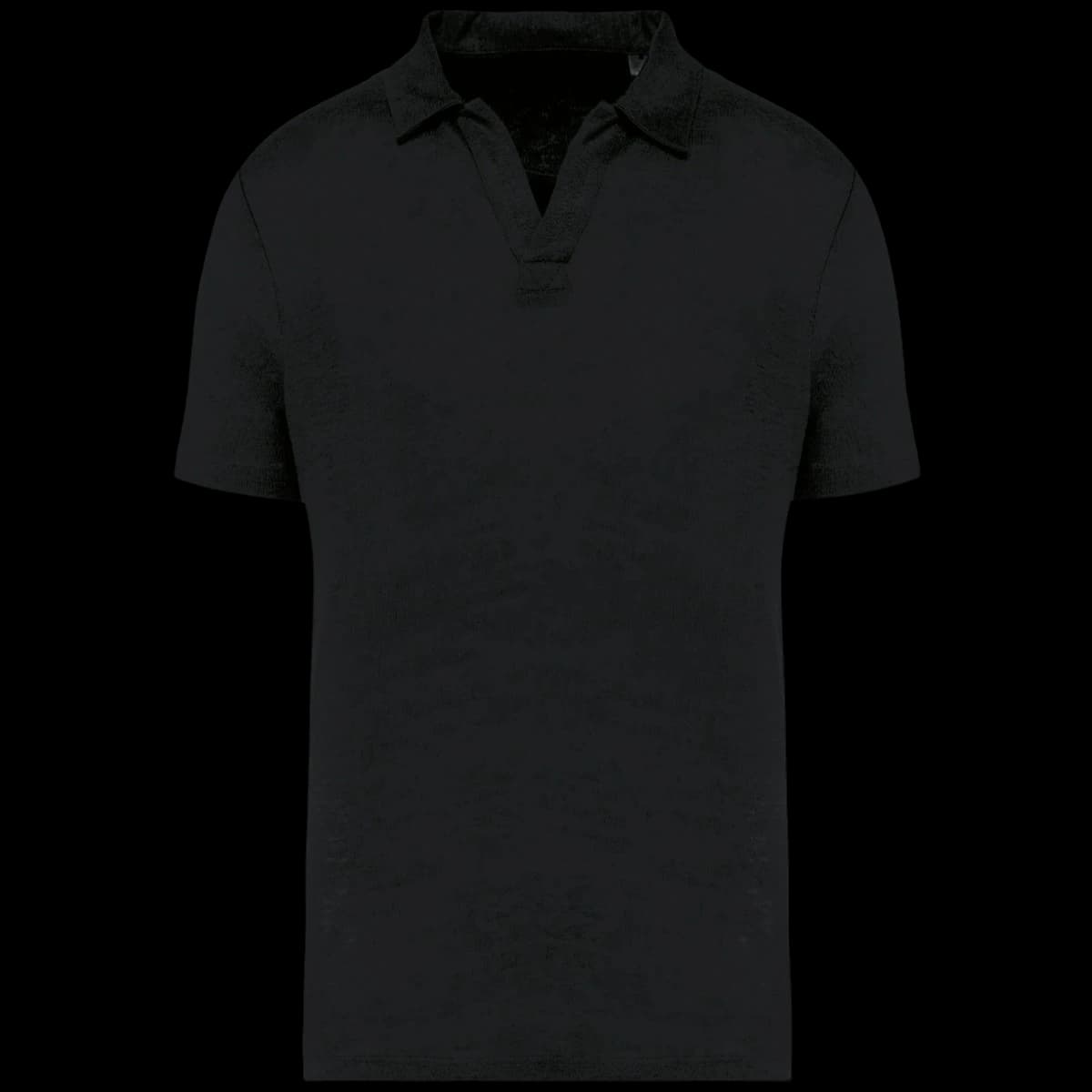 Spasso Linen Polo Shirt — front