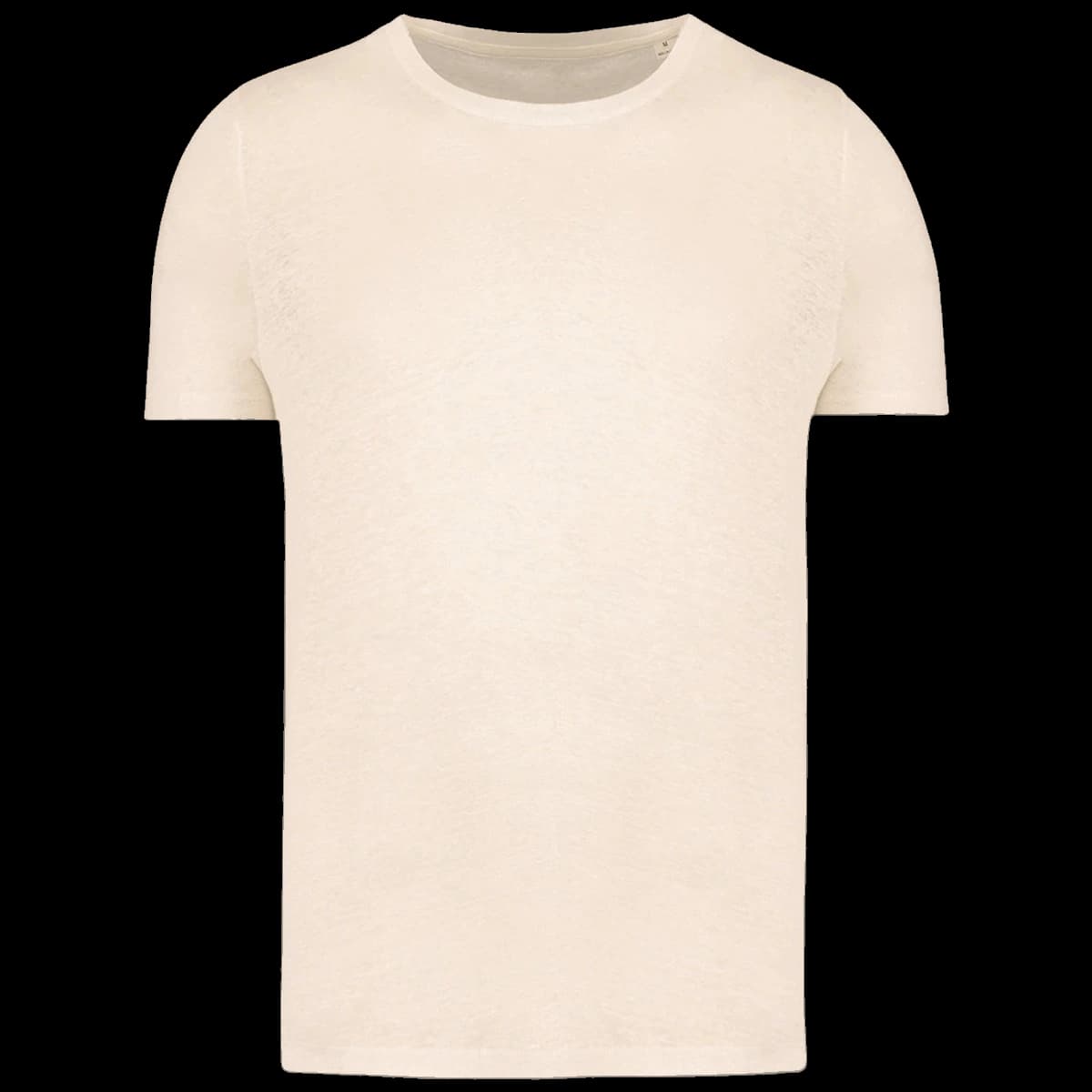 Spasso Crew Neck Linen T-Shirt — front