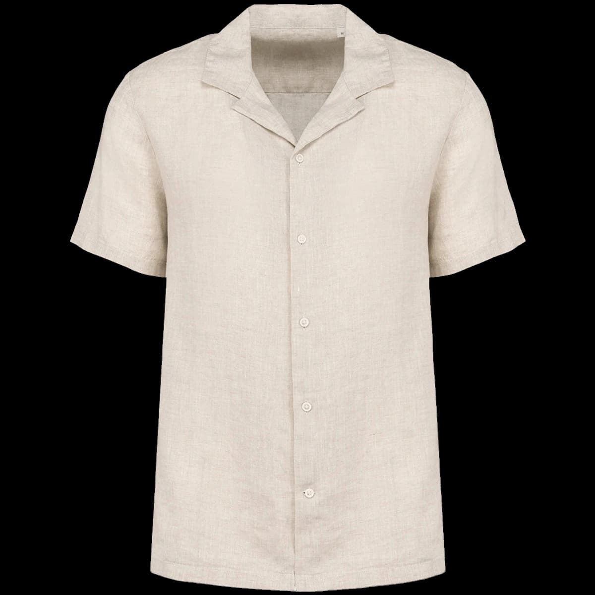 Spasso Short Sleeve Linen Shirt — front