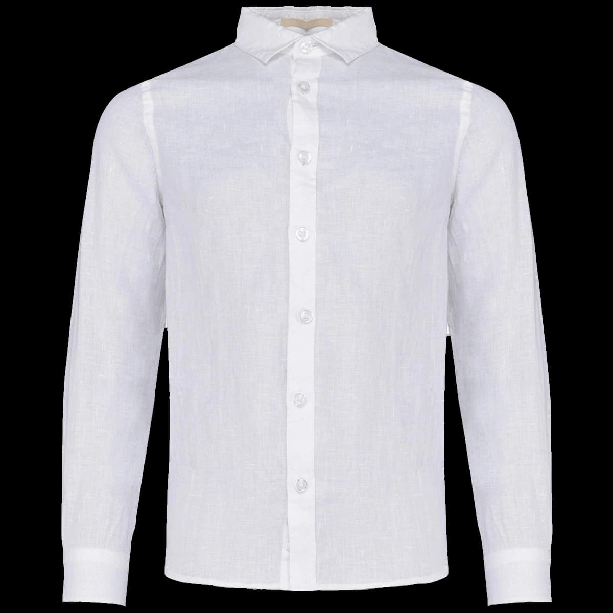 Spasso Kids Long Sleeve Linen Shirt — front