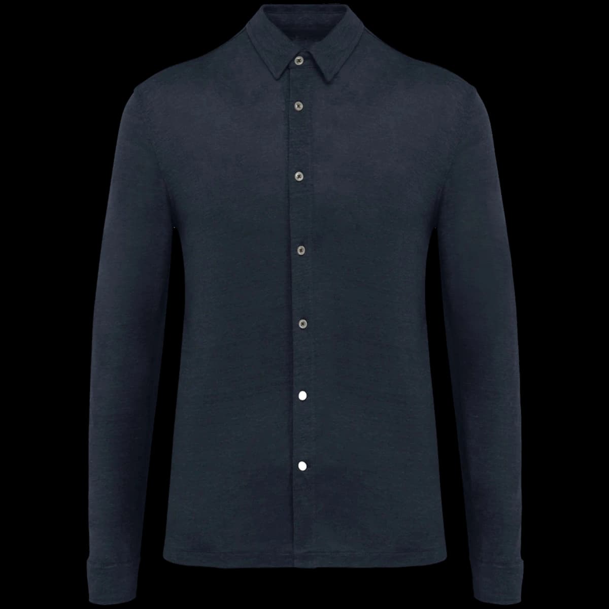 Spasso Long Sleeve Linen Shirt — front