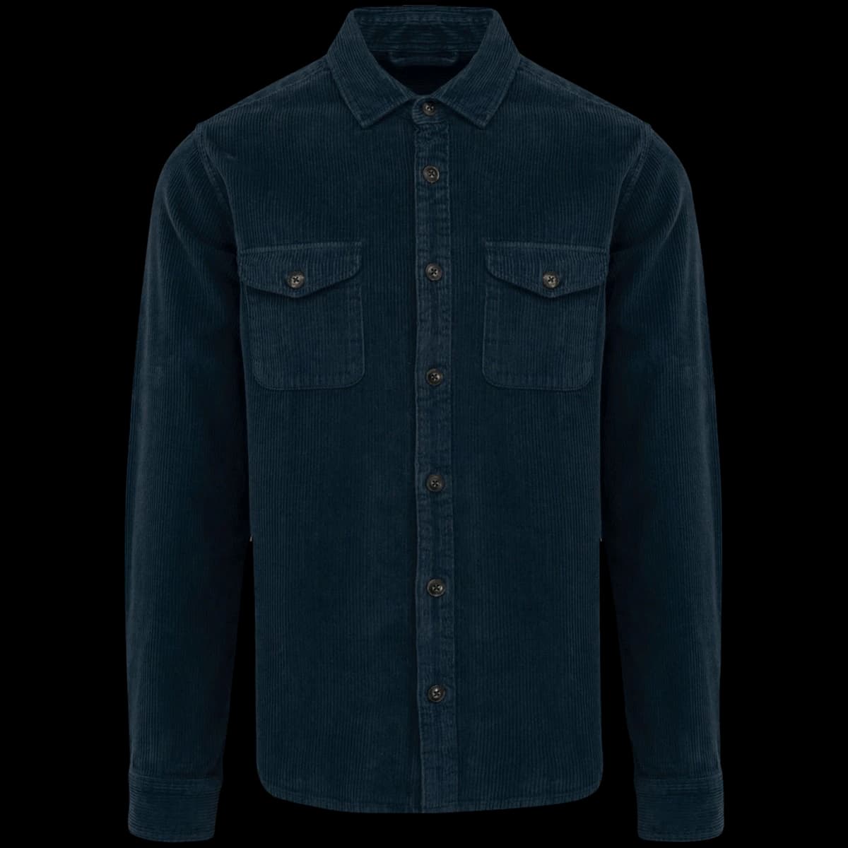 Spasso Faded Corduroy Overshirt — front