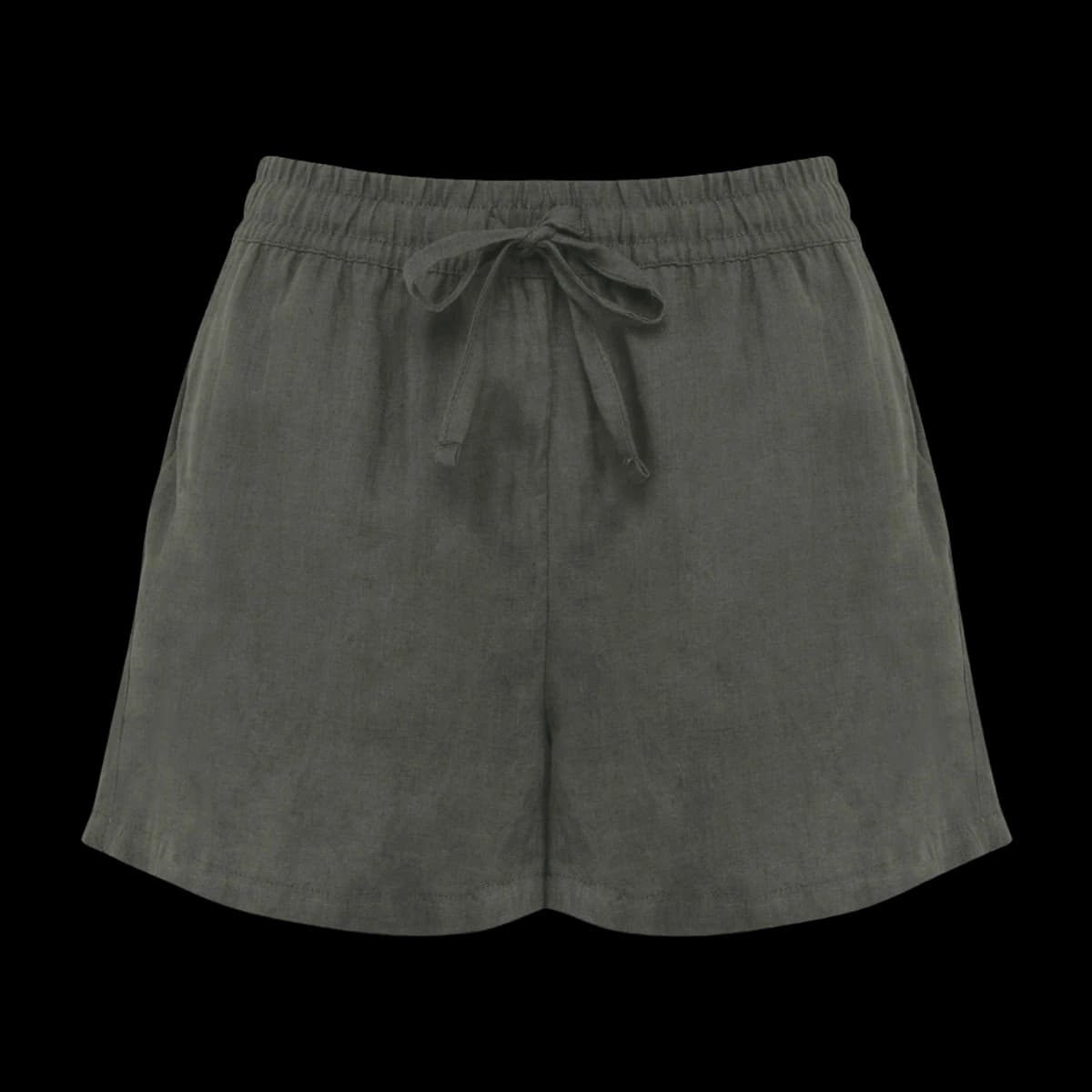 Spasso Ladies Linen Shorts — front