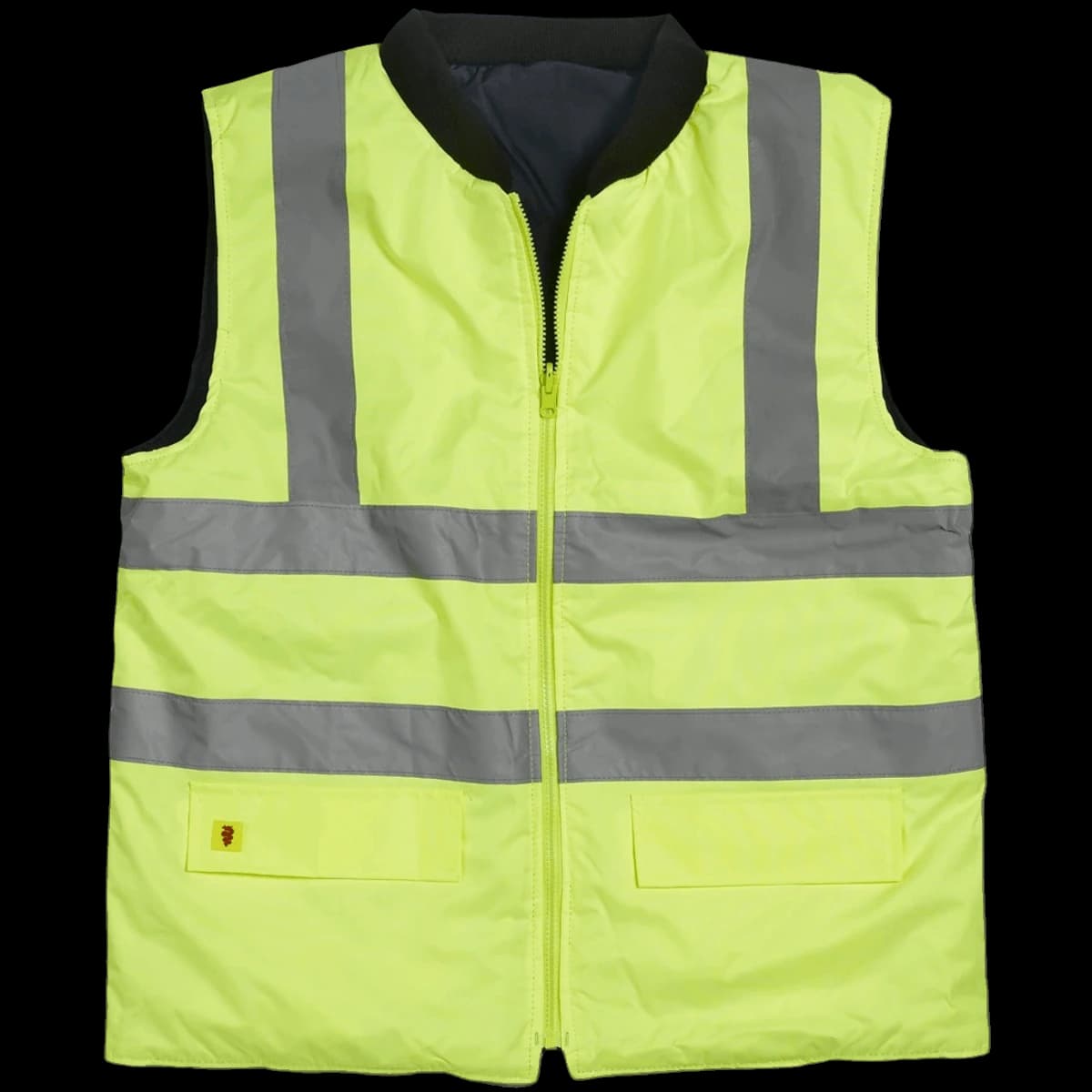 Warrior Hi-Vis Reversible Bodywarmer — front