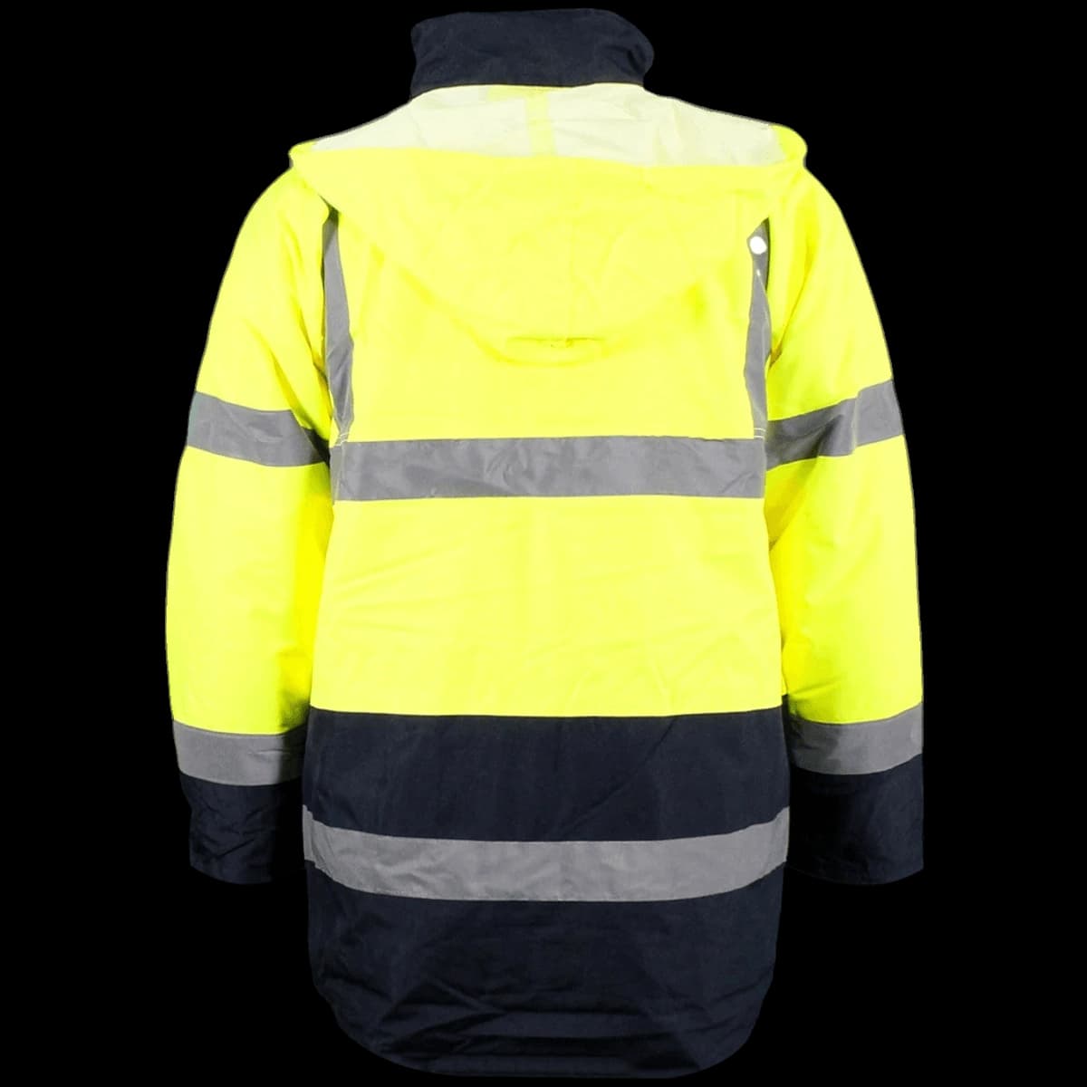 Warrior Hi-Vis Contrast Traffic Jacket — back