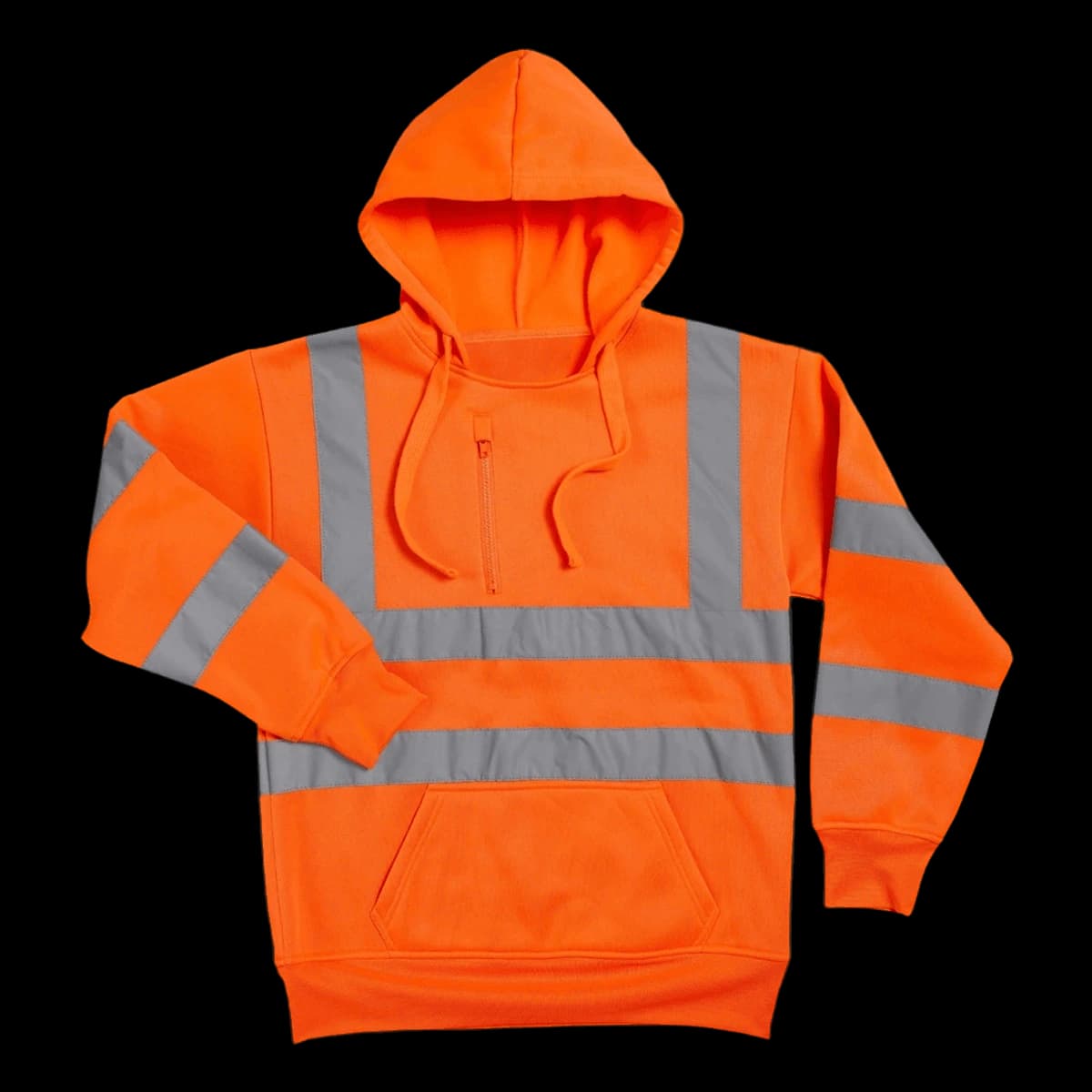 Warrior Hi-Vis Pull On Hoodie — front