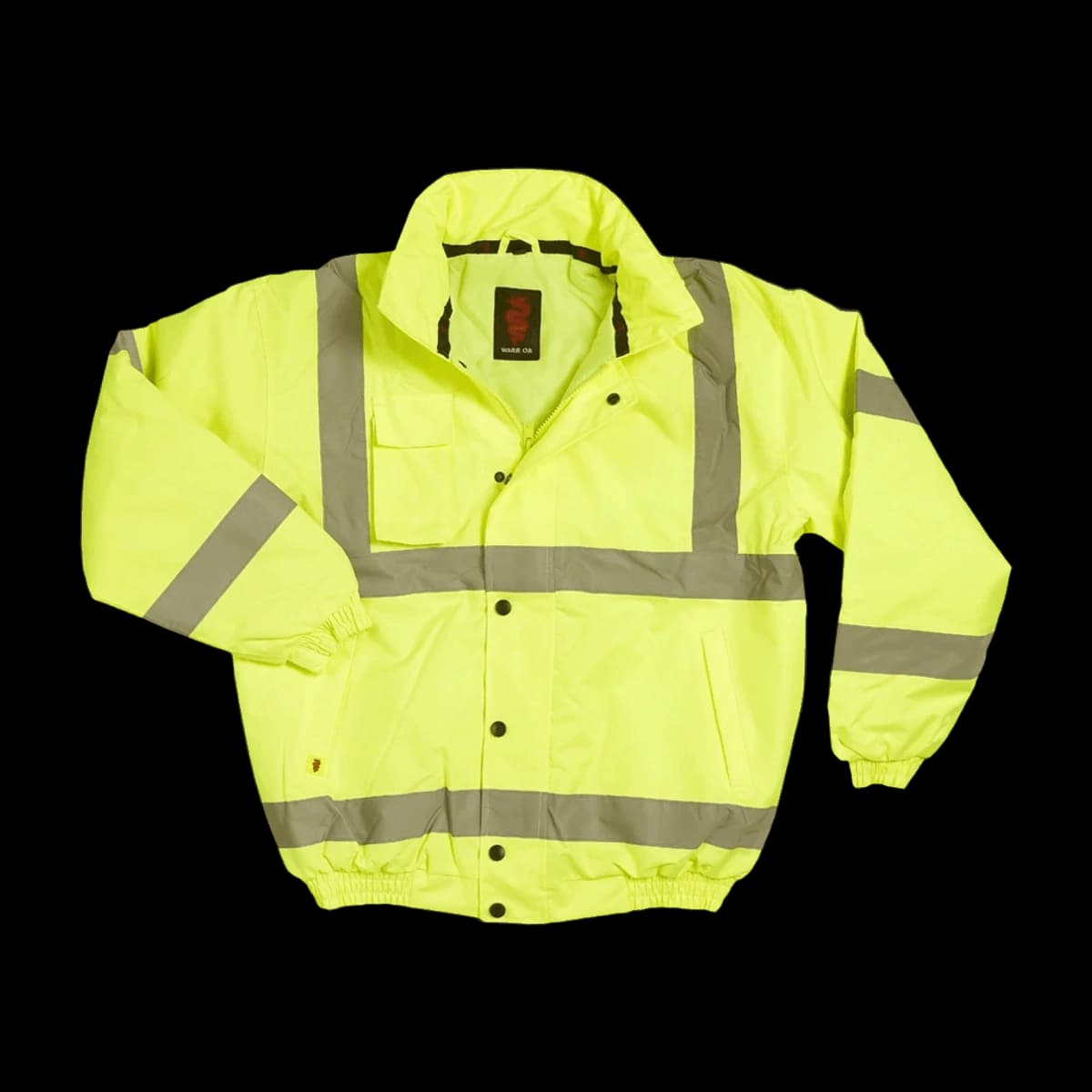 Warrior Hi-Vis Bomber Jacket — front