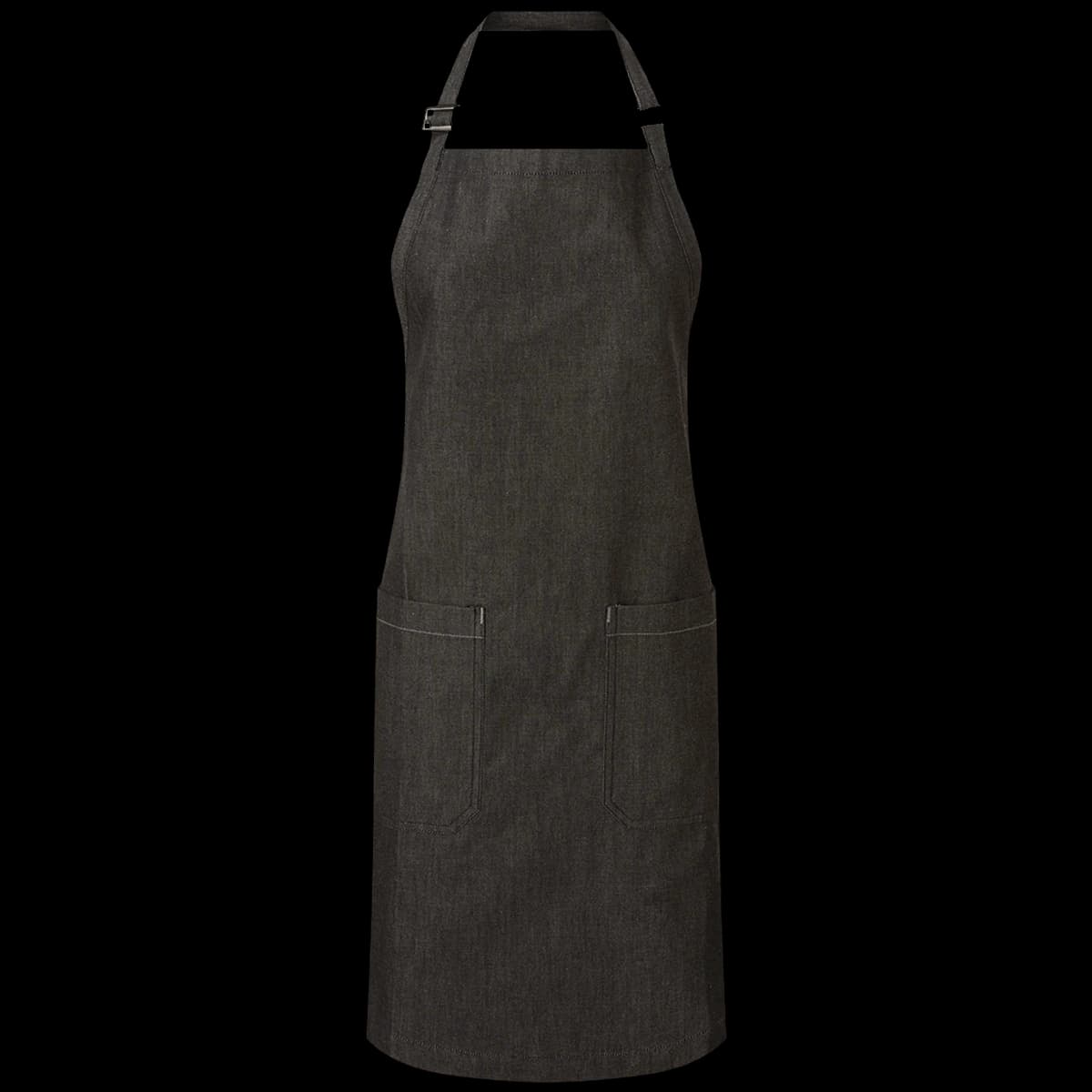 Premier Fairtrade Organic Cotton Denim Bib Apron — front