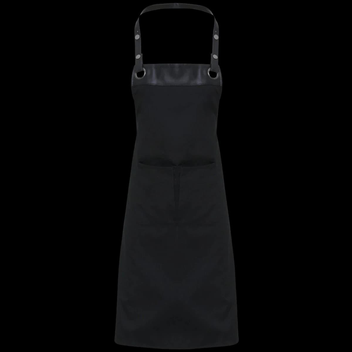 Premier Espresso Bib Apron — front