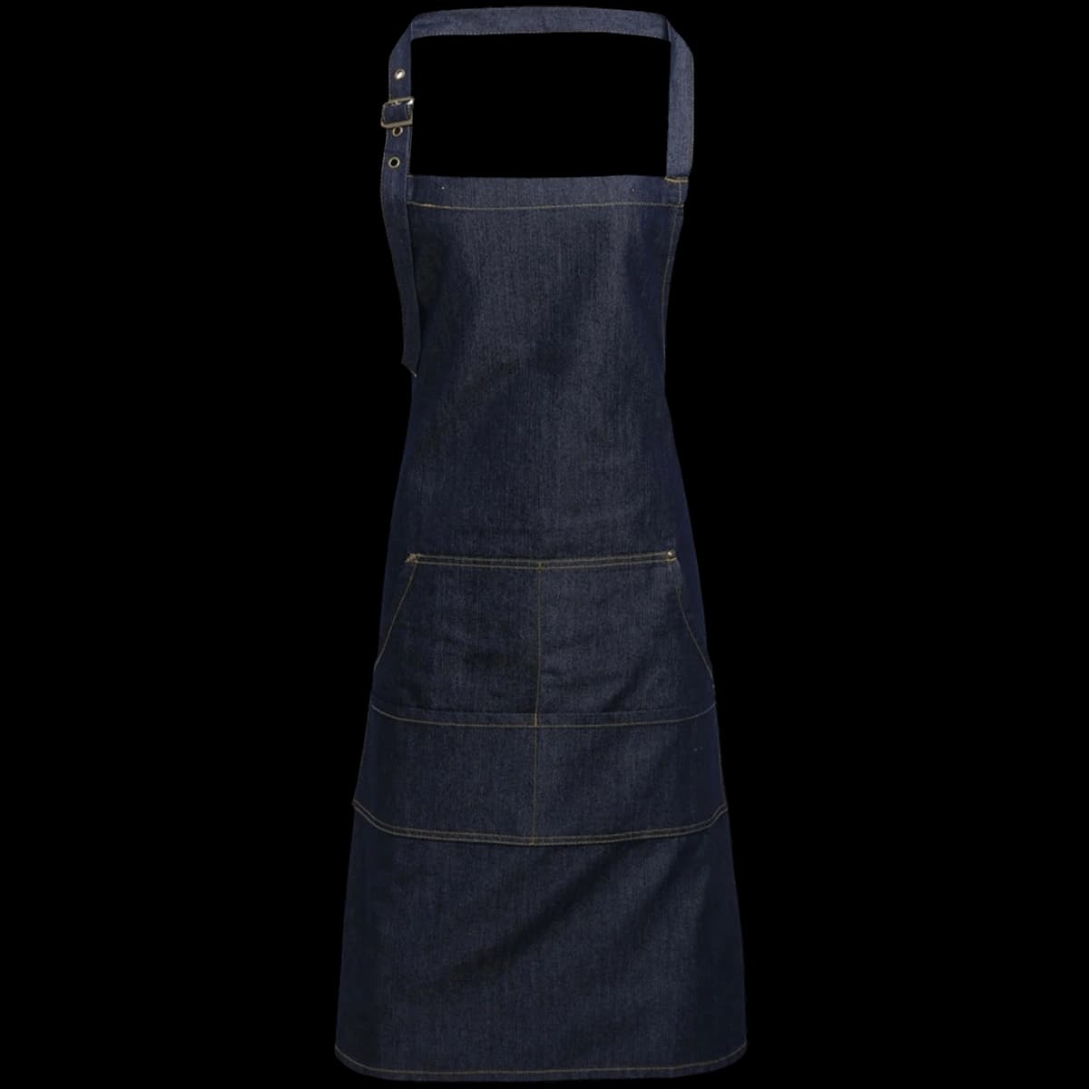 Premier Denim Bib Apron — front