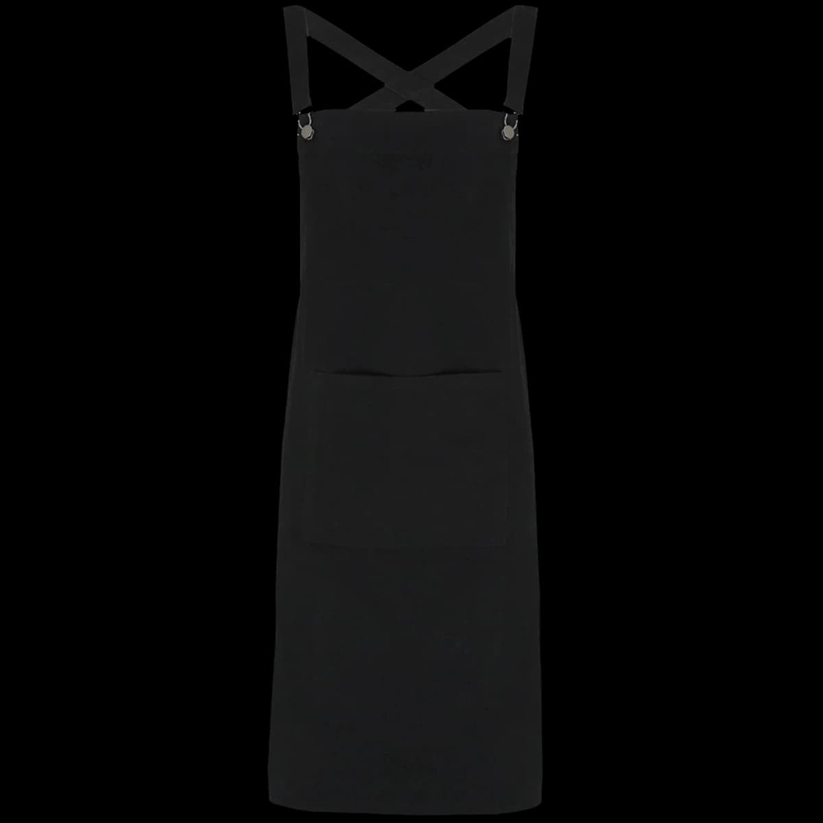 Premier Cross Back Barista Bib Apron — front