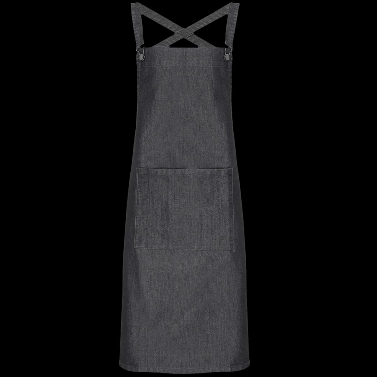 Premier Cross Back Barista Bib Apron — front