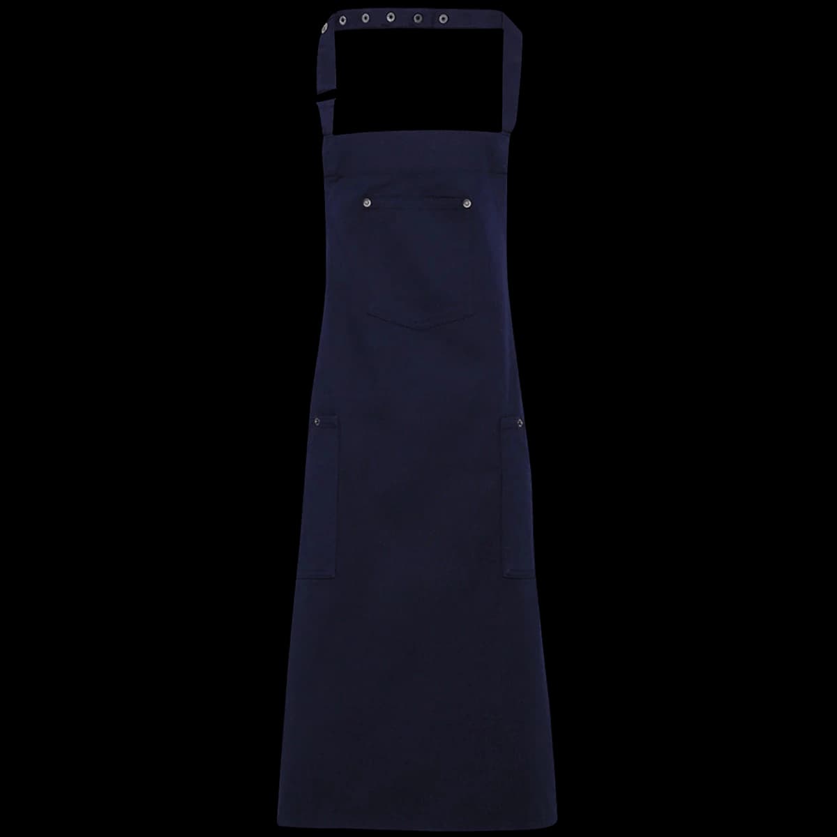 Premier Cotton Chino Bib Apron — front