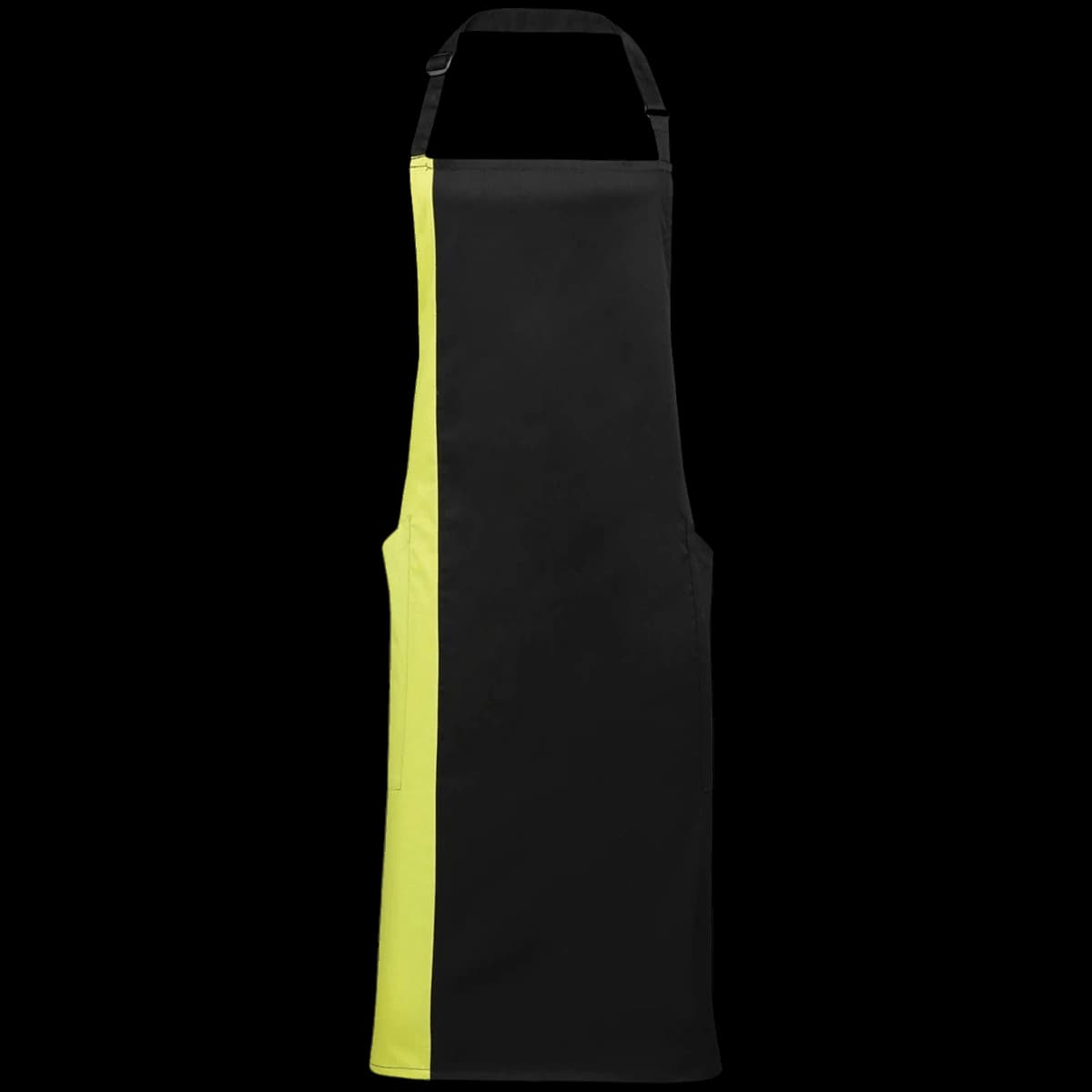Premier Contrast Bib Apron — front