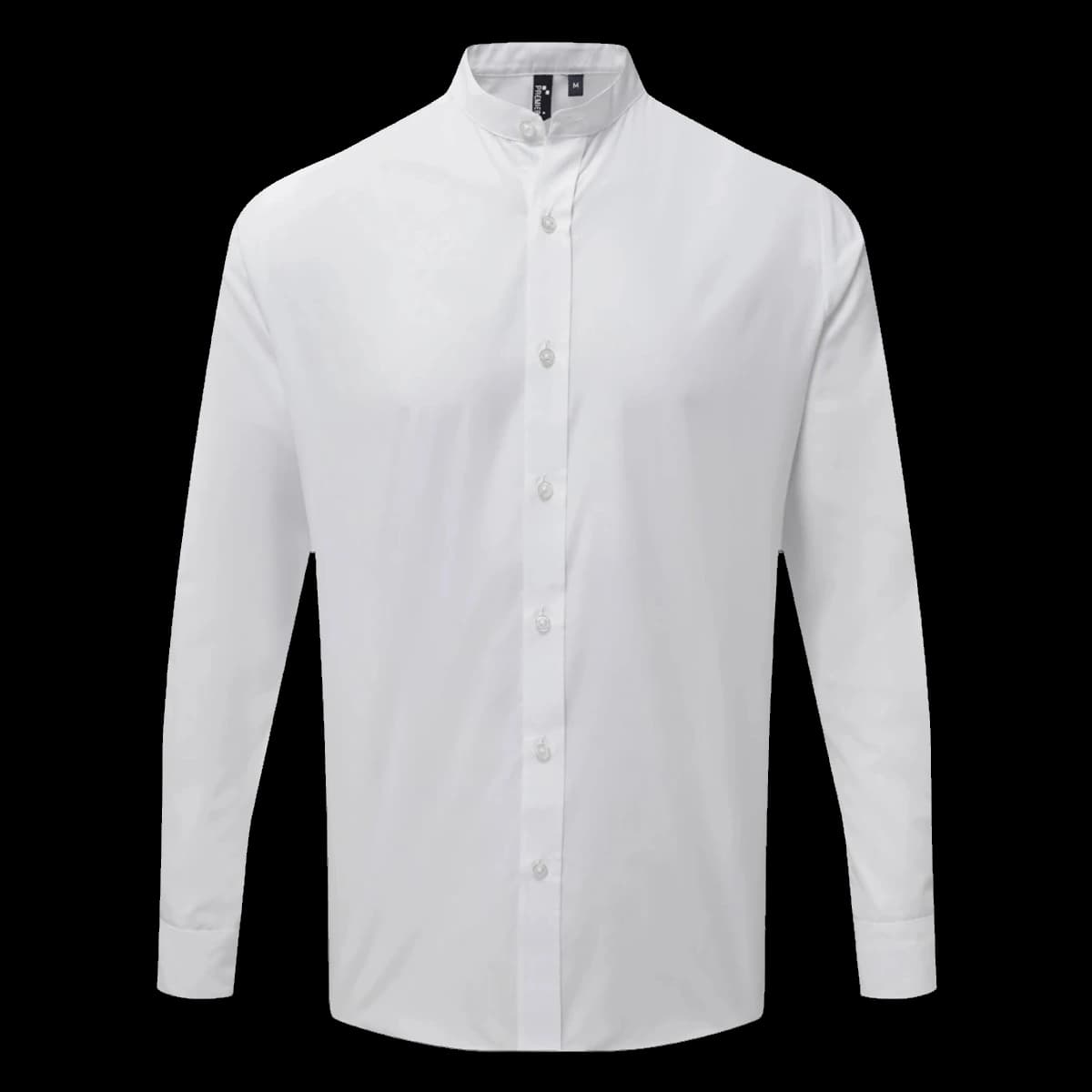Premier Long Sleeve Grandad Shirt — front