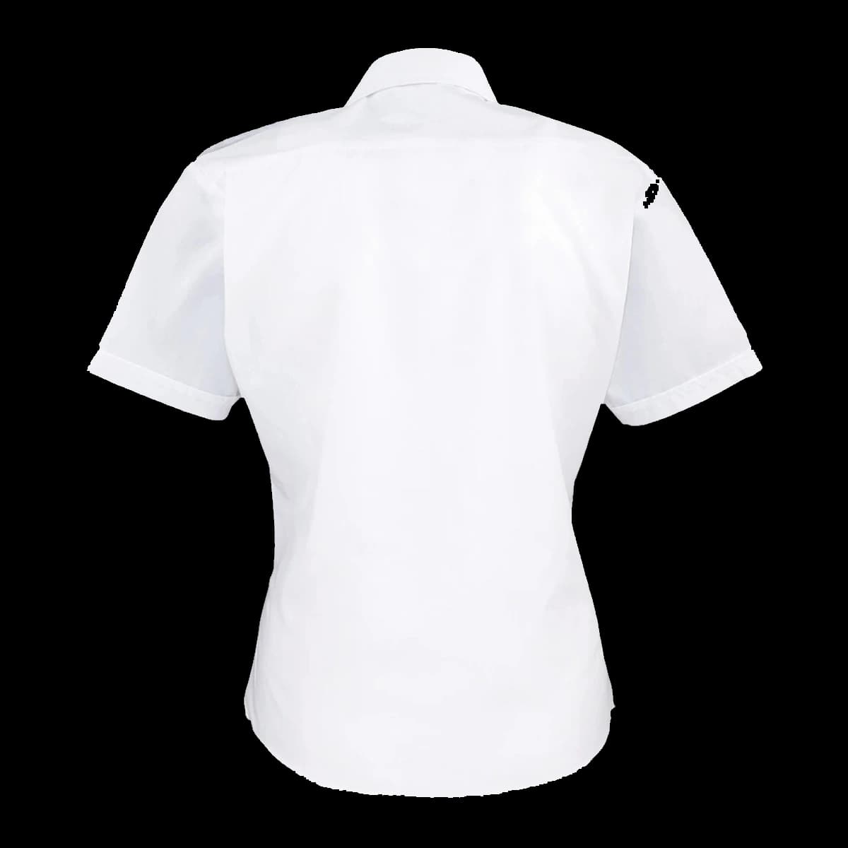 Premier Ladies Short Sleeve Pilot Shirt — back
