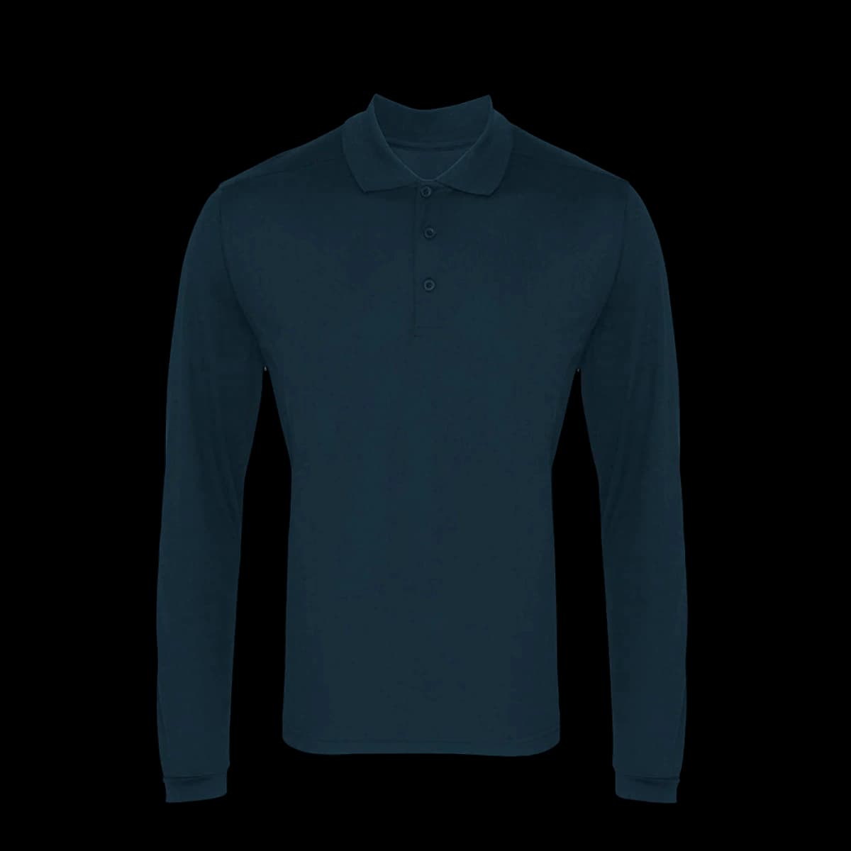Premier Long Sleeve Coolchecker® Piqué Polo Shirt — front