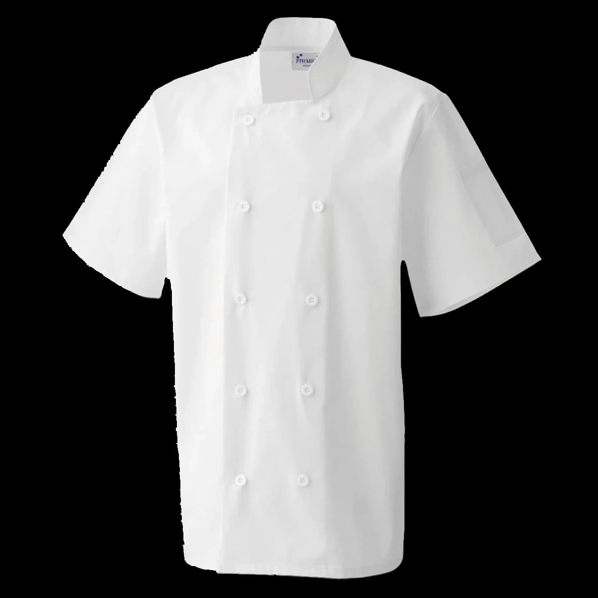 Premier Short Sleeve Chef's Jacket — front