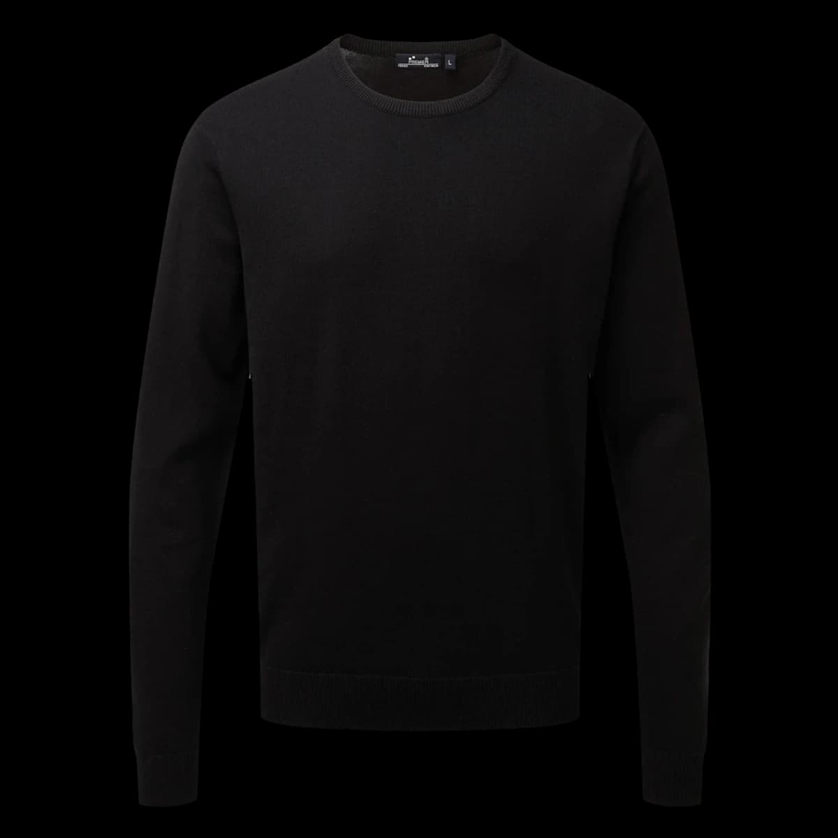 Premier Cotton Rich Crew Neck Sweater — front