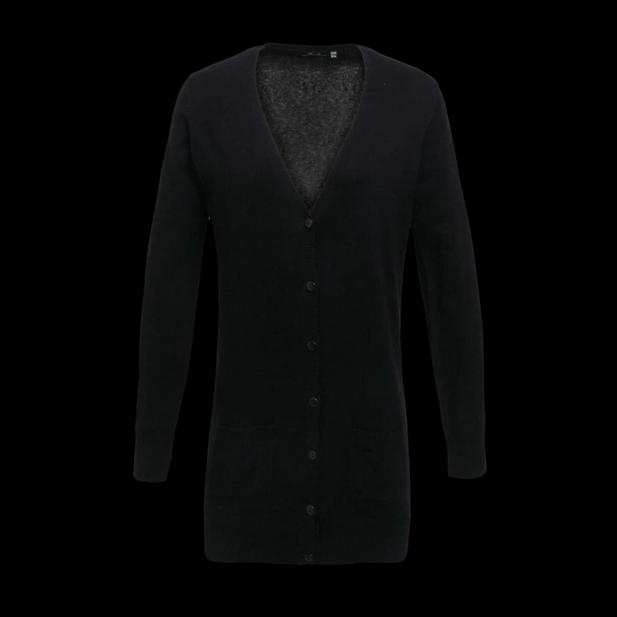 Premier Ladies Longline V Neck Cardigan — front