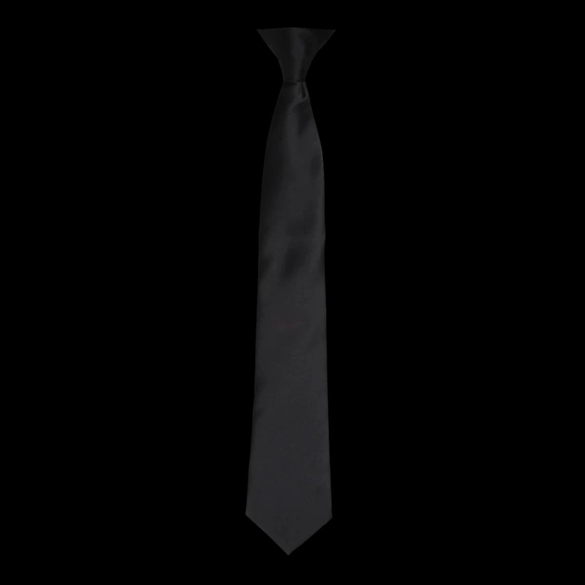 Premier 'Colours' Satin Clip Tie — front