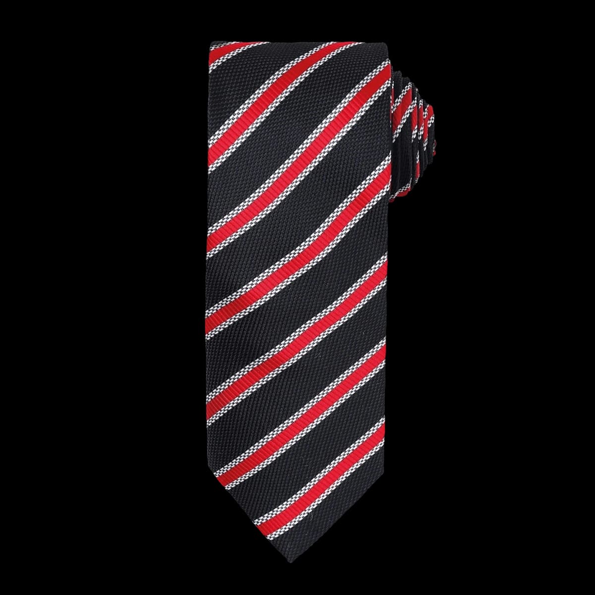 Premier Waffle Stripe Tie — front