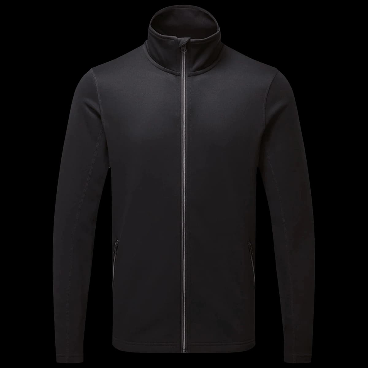 Premier Spun Dyed Recycled Zip Through Sweat Jacket — front