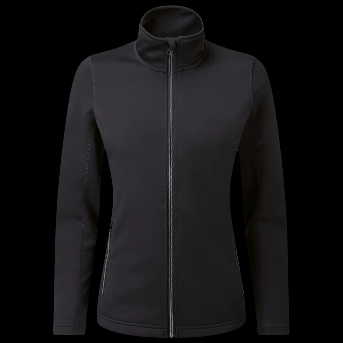 Premier Ladies Spun Dyed Recycled Zip Through Sweat Jacket — front