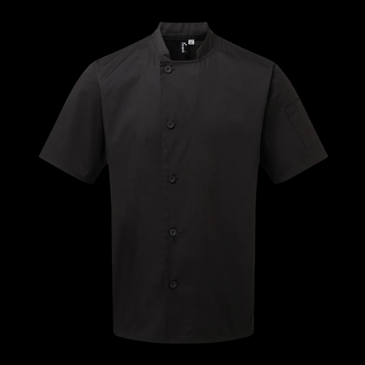 Premier Essential Short Sleeve Chef's Jacket — front
