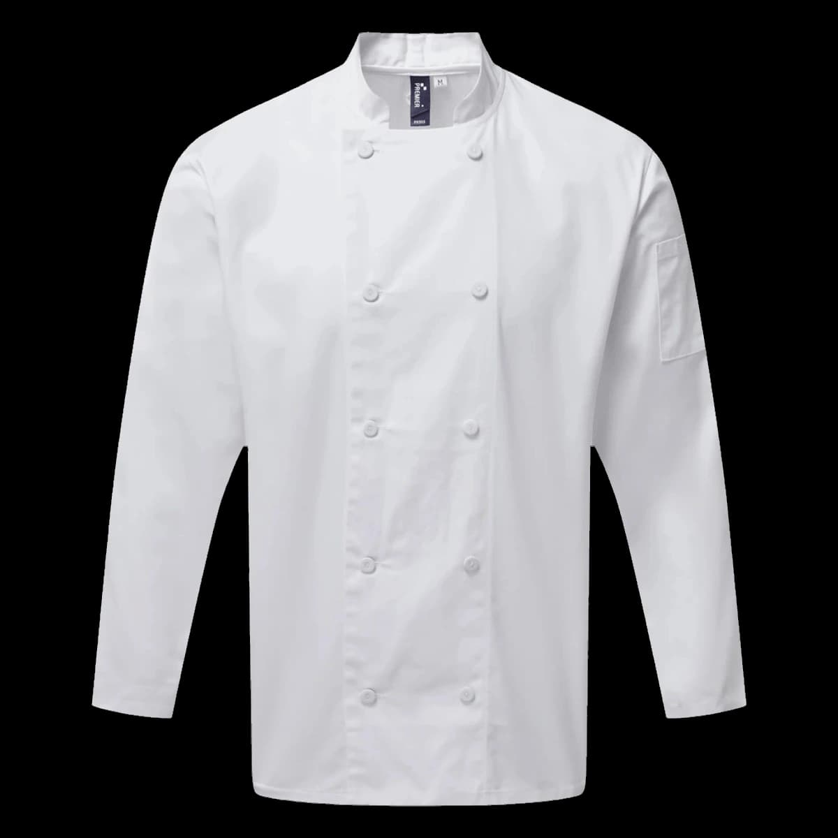 Premier Coolchecker® Long Sleeve Chef's Jacket — front