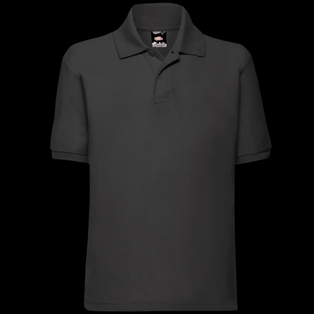 Fruit of the Loom Kids Poly/Cotton Piqué Polo Shirt — front