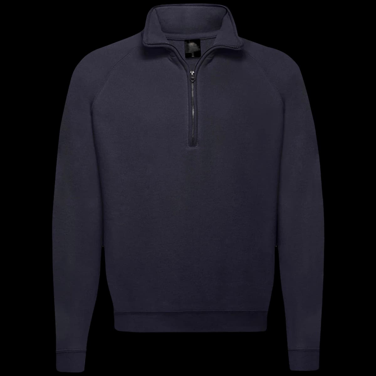 Fruit of the Loom Classic Zip Neck Sweatshirt — front