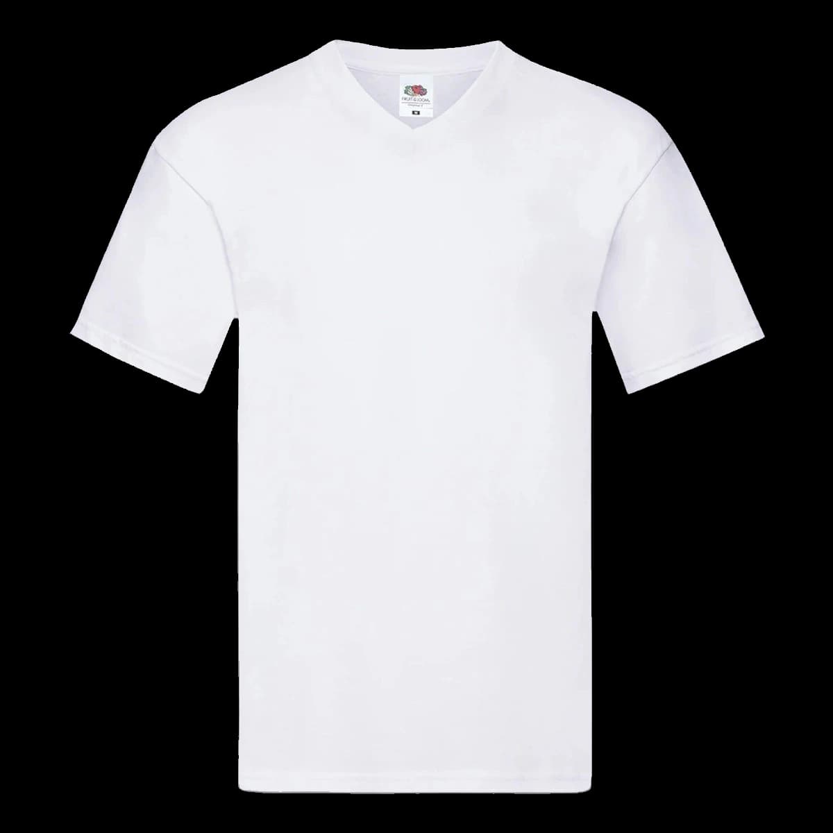 Fruit of the Loom Original V Neck T-Shirt — front