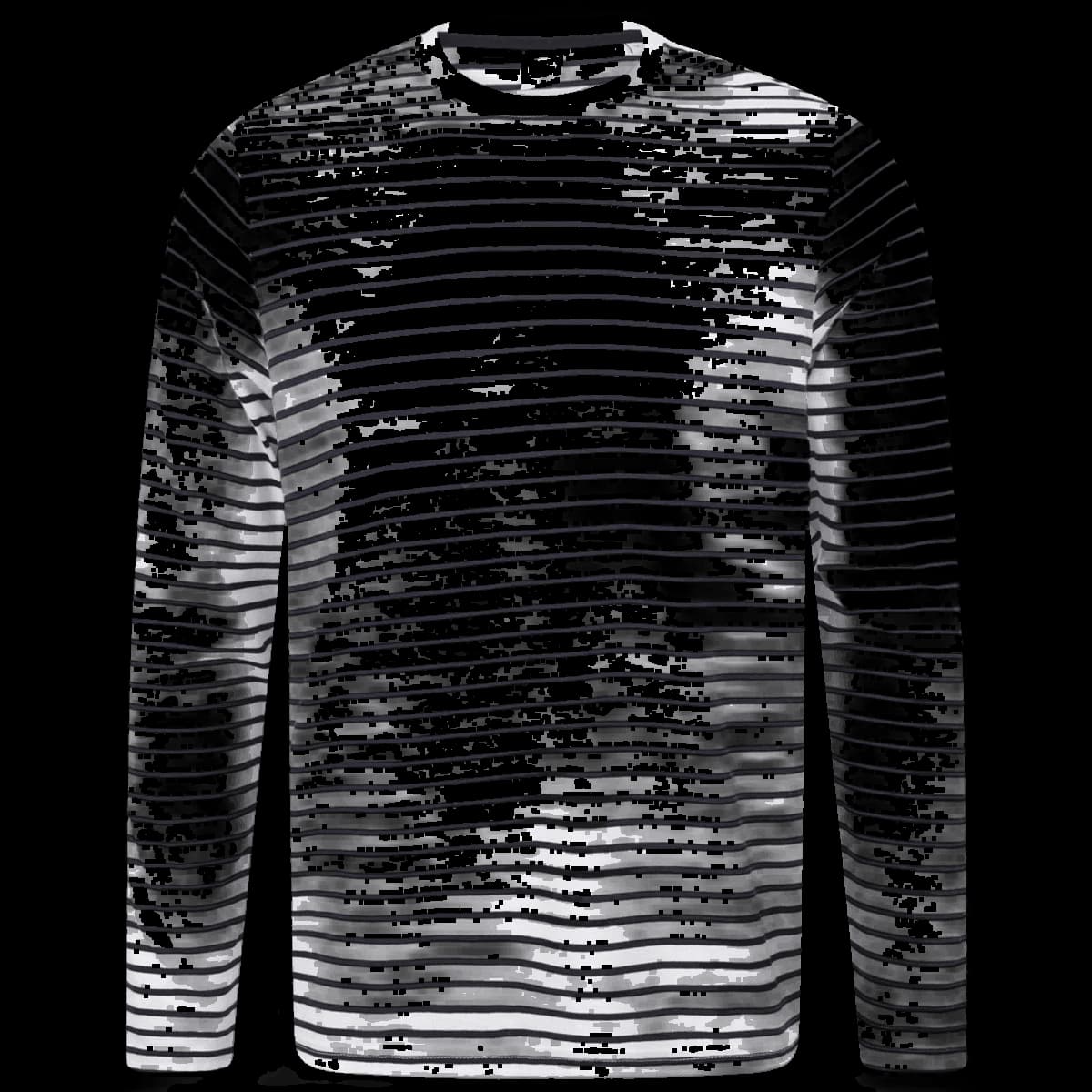 SF Clothing Unisex Long Sleeve Striped T-Shirt — front