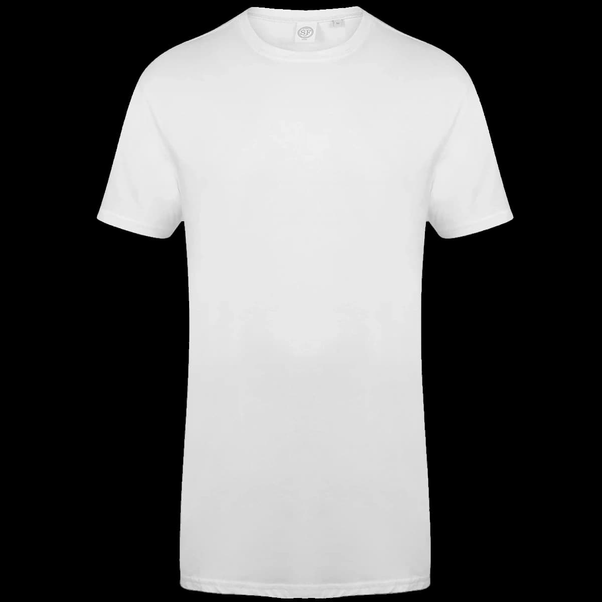 SF Clothing Longline Dipped Hem T-Shirt — front