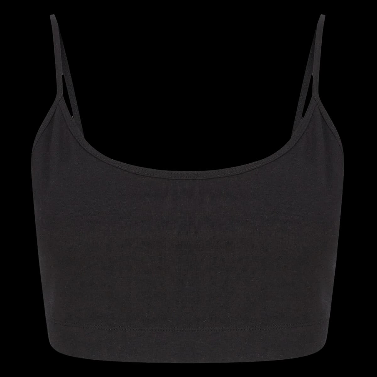SF Clothing Ladies Sustainable Fashion Cropped Cami Vest Top — front