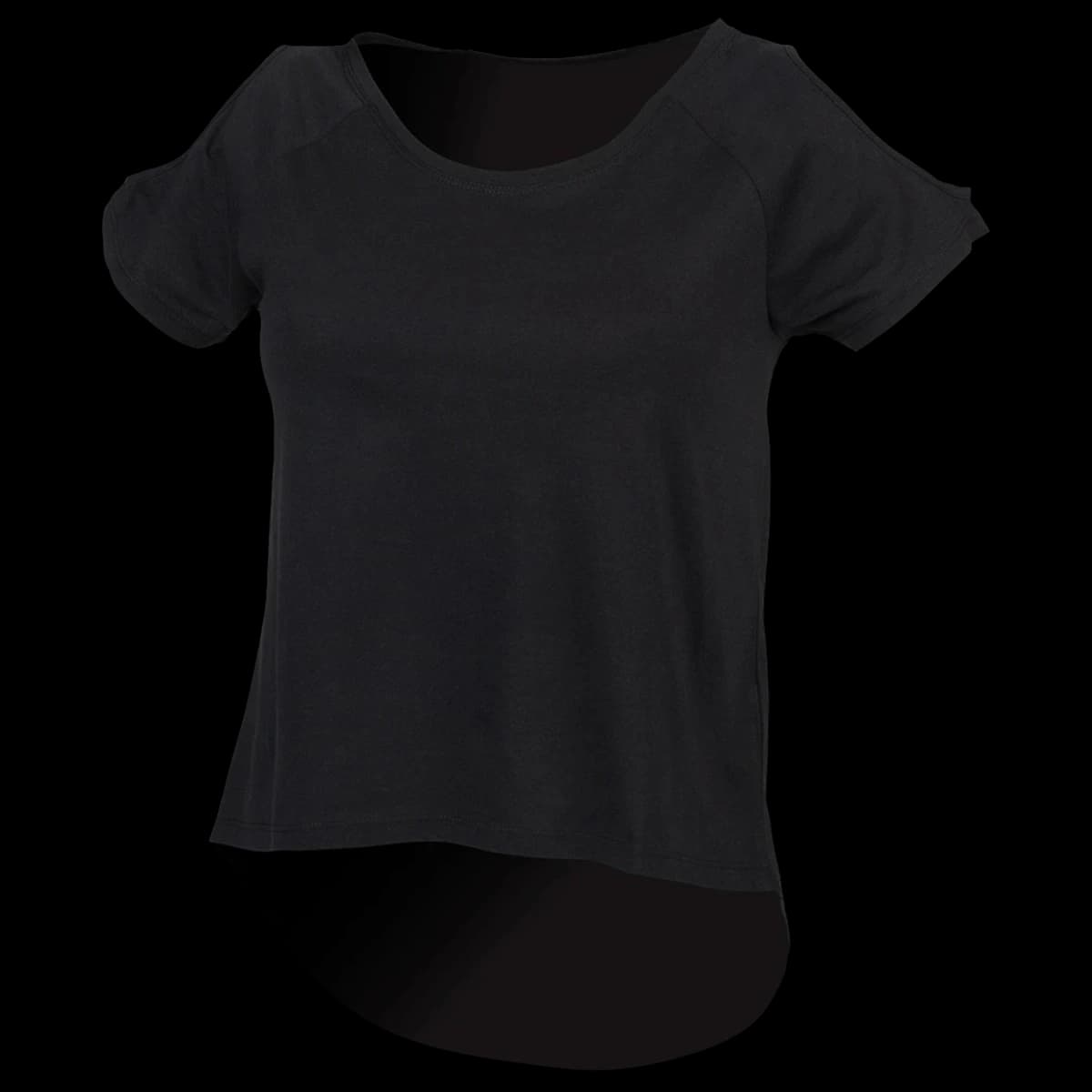 SF Clothing Ladies Drop Tail T-Shirt — front