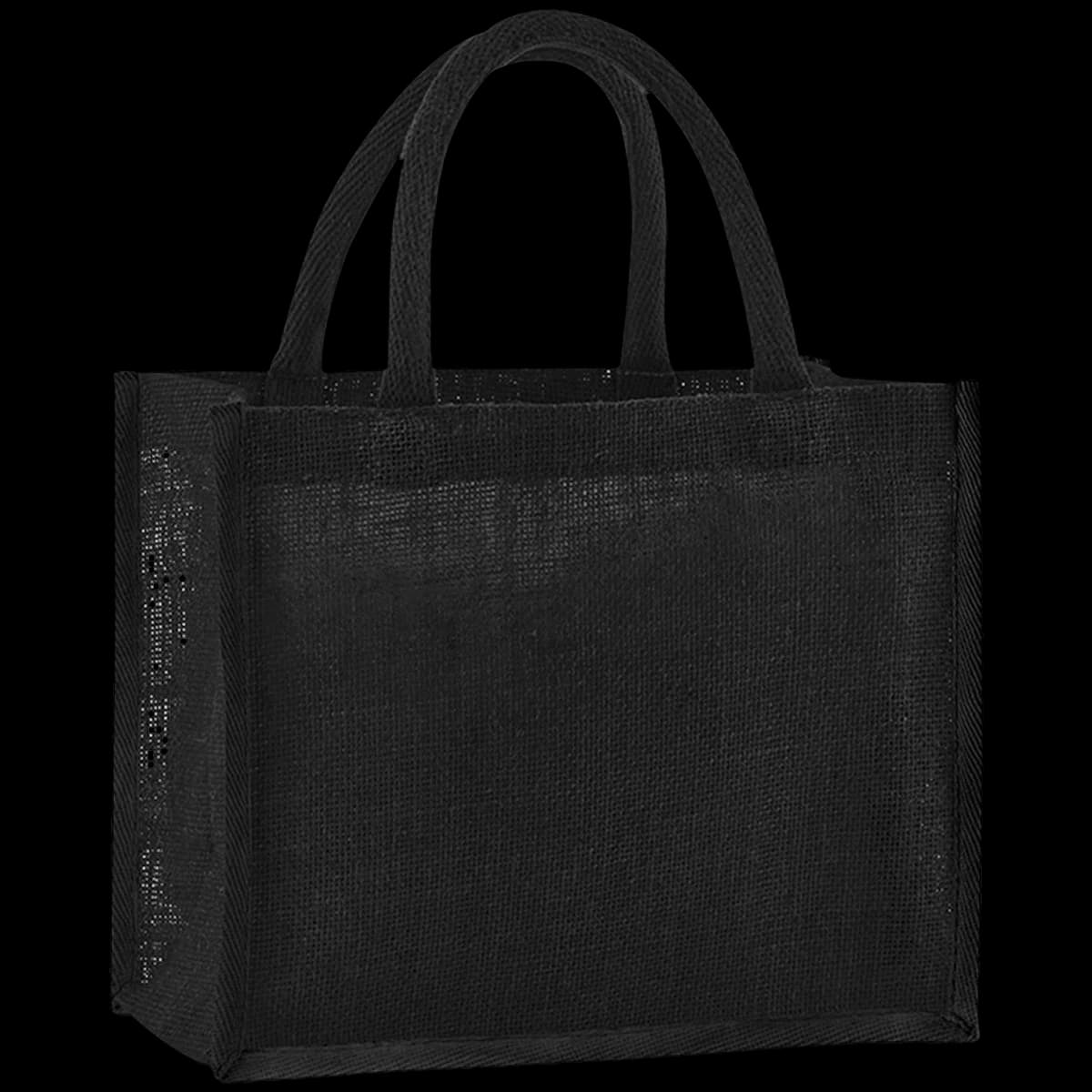 Westford Mill Natural Starched Jute Midi Tote Bag — front