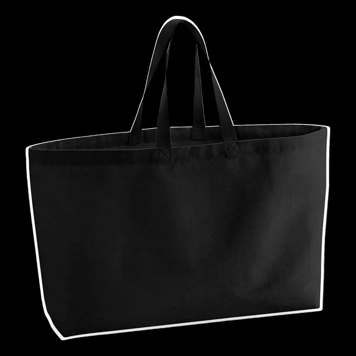 Westford Mill Oversized Canvas Tote Bag — front